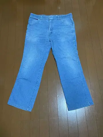 라이트 블루 플레어 데님 팬츠