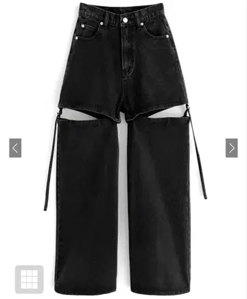 GRL 2way 슬릿 데님 팬츠 cu453