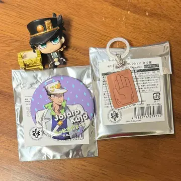 죠죠의 기묘한 모험 가챠 죠죠 월드 쿠죠 죠타로 캔뱃지 참