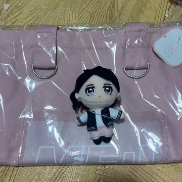 ME:I 봉제 인형 마스코트 토트백