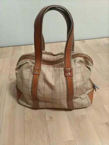 마스터피스 천연 가죽 보스턴 백 핸드백