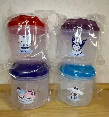 산리오 happy 복권 해피 복권 D상 스타 캐니스터 4개 세트