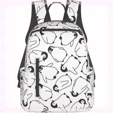 귀여운 펭귄 럭색 애니메이션 백팩 대용량 경량 통학 여행