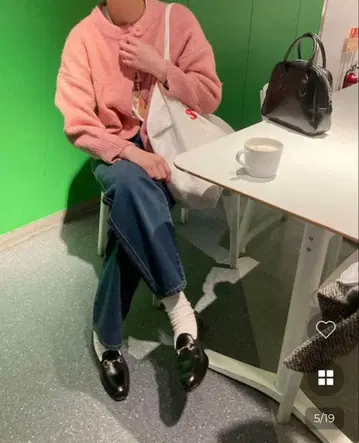 [ NUGU ] 핑크 니트 가디건