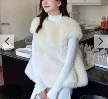 birthdaybash BACK RIBBON FUR VEST