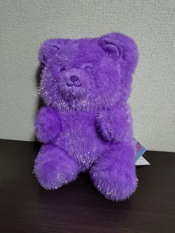 곰 구미 봉제 인형 퍼플