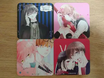 후쿠야마 료코 남성용 집사 카페 특전 코스터 세트 모모 니노 시로