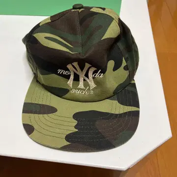 카모플라쥬 NY 로고 자수 캡 mondaysuck