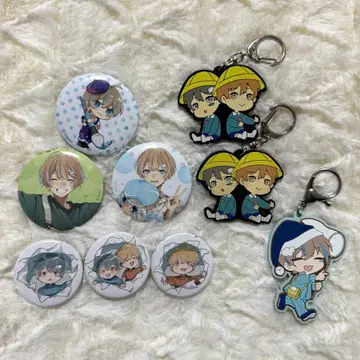 코쿠비비라고 읽기 어렵지 않아? 캔뱃지 러버 키링 묶음 판매