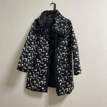 새상품급 두클라쎄 리버서블 코트 롱 기장 올 패턴 무지 XL