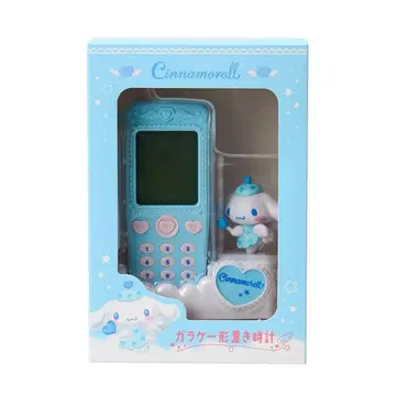 [새상품] 산리오 시나몬 시나모롤 폴더폰 모양 탁상시계 폴더폰 [레어]