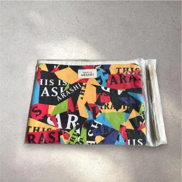 미사용 새상품 THIS IS ARASHI 컬러풀 파우치 아이돌