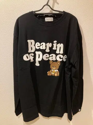 PAGLELO Bear in of Peace 3L 긴팔 티셔츠
