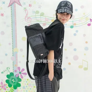 Hugyourskin 폴카 도트 캐릭터 숄더백