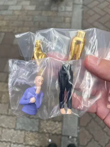 남성 캐릭터 피규어 세트