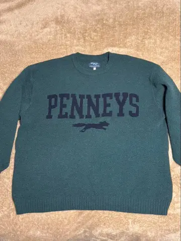 coen Penneys 다크 그린 니트 스웨터