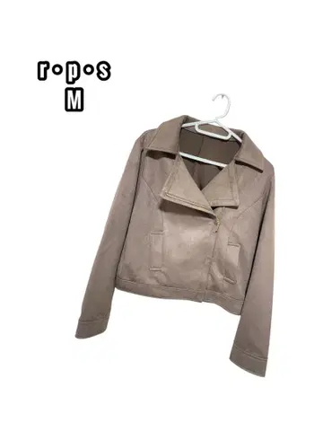 RPS 스웨이드 자켓 겉옷 페이크 라이더스 옷깃 포켓