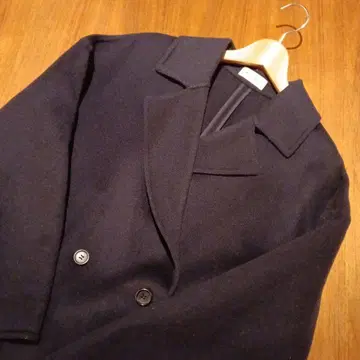 PLST 울 블렌드 리버 롱 코트