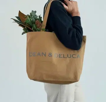 DEAN & DELUCA 카페오레 L 사이즈 토트백