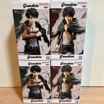 진격의 거인 Grandista 피규어 리바이 엘렌 예거 x 2