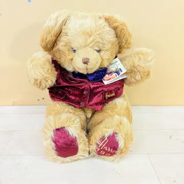 [미사용품] 해롯 베어 1996년 크리스마스 베어 테디베어