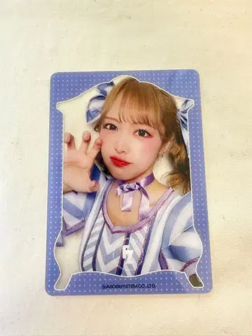 FRUITS ZIPPER 의상전 나카가와 루나 트레이딩 카드