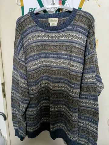 St. John's Bay 스트라이프 니트 스웨터 L