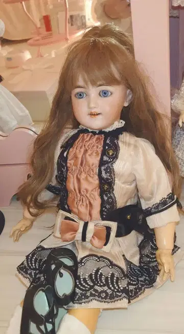 앤티크 인형용 앤티크 드레스