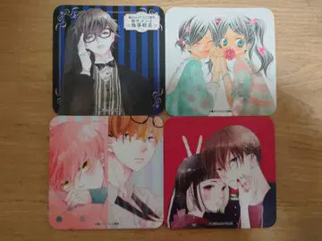 후쿠야마 료코 카페 남성용 집사 카페 특전 코스터 세트 허벅지