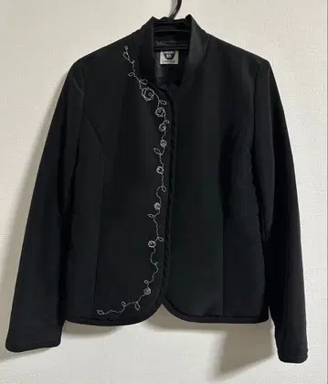 히로코비스 HIROKO BIS 블랙 자수 자켓&스커트 M 코시노