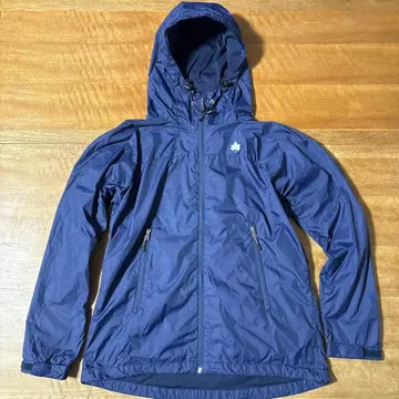 로고스 네이비 후드티 후드 부착 여성용 L