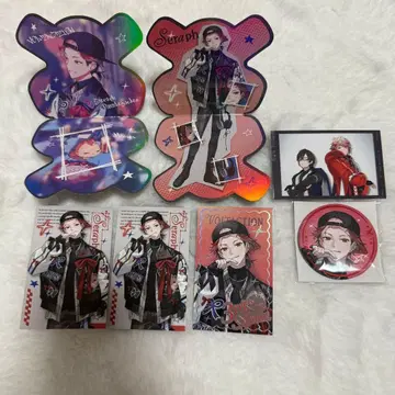 니지산지 세라프 VOLTACTION 3주년 혜택 리본 카드 캔뱃지