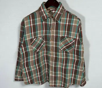 좋은 배색 빅맥 빅맥 80년대 플란넬 셔츠 뱀 무늬