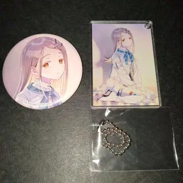 시노자와 히로 캔뱃지 아크릴 키링 학원 아이돌 마스터