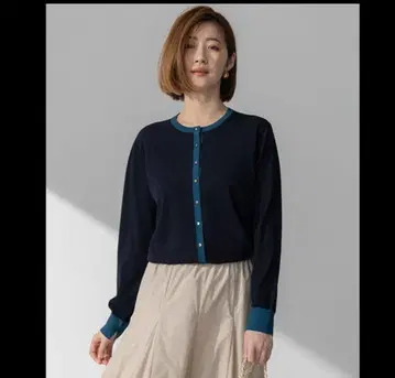 23구 레이온 폴리에스테르 스트레치 가디건 M