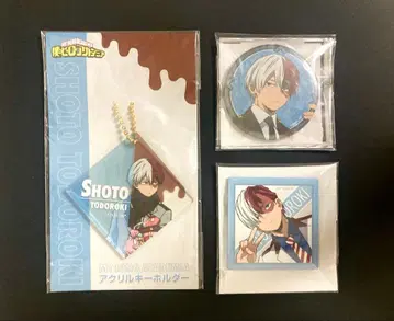 나의 히어로 아카데미아 토도로키 쇼토 캔뱃지 키링