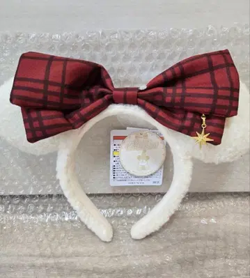 택 포함 미사용 새상품 릴린린 머리띠 디즈니 크리스마스 2025