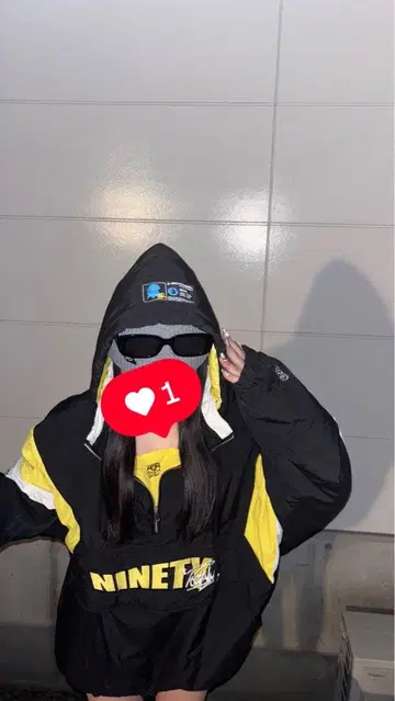 레어템 레어 9090 x 팽도리 아노락 anorak 나일론 자켓