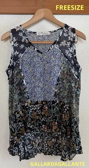 티셔츠 슬리브리스 여성용 프리 사이즈 개럴개런트