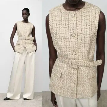 [ 즉시 구매 OK ] ZARA 트위드 자켓