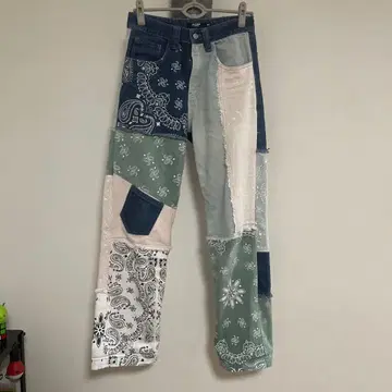 JADED LONDON 패치워크 데님 W28