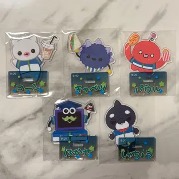 교육 방송 아크릴 스탠드 5체 세트