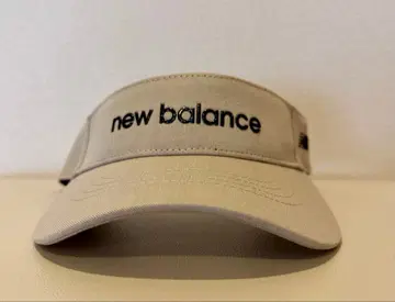[ 미사용 새상품 ] new balance 베이지 바이저