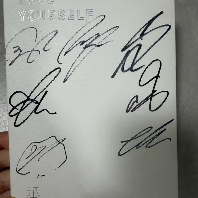 방탄소년단 BTS Love my self 싸인앨범(뷔 포카포함!!)