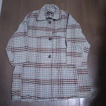 13 Day Closet 체크 무늬 코트 L