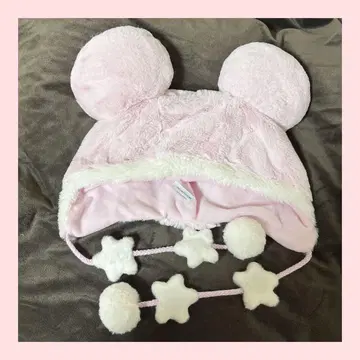팬캡 미키 핑크 디즈니 모자 머리띠