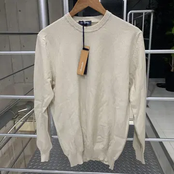 아이보리 크루넥 니트 사이즈 50