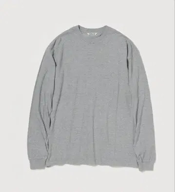 AURALEE 오라리 SEAMLESS L/S TEE 롱티 그레이