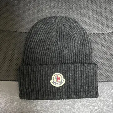 MONCLER 니트 모자 블랙