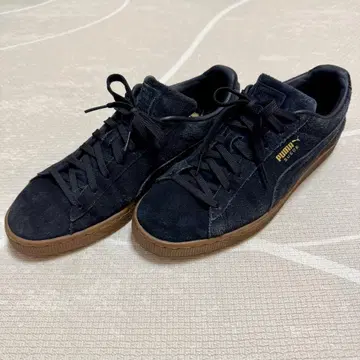 Puma 블랙 스웨이드 스니커즈